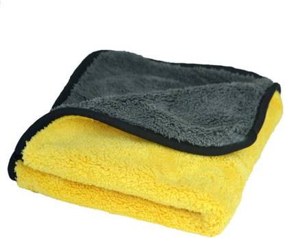 amiciCare Microfiber Car Cleaning, Detailing & Polishing Cloth 800 gsm LINT-Free & Streak-Free for Kitchen and Car Wet and Dry Microfibre Cleaning Cloth