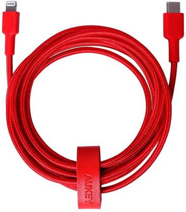 AUKEY Lightning Cable 2 m AK-USB-C TO LGHT CABLE 2M(CB-CL2)-97330-RED
