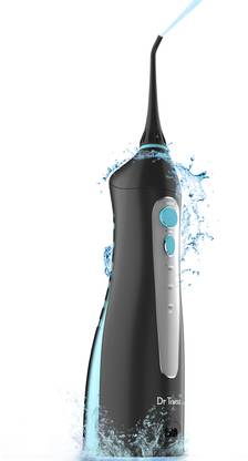 Dr Trust (USA) Smart Teeth Intelligent Control Technology Electric Power Portable Oral Irrigator Air Powered Speed Cleaning Whitening Dental Care SPA Tooth Pick Cleaner with Rechargeable battery and Adapter Included