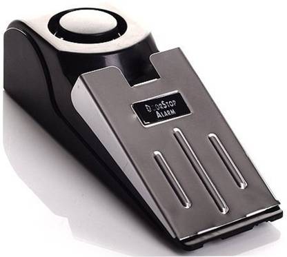 metreno Door Stop Alarm Security Door Wedge Intruder Alert, Door stoppers for Door, Anti-Theft Wireless Security Alarm for Home Burglar Alarm Block System (Pack of 1 Pc) Door & Window Door Window Alarm