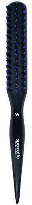 Spornette Little Wonder Boar & Tourmaline Nylon Bristle Teasing Brush (#111) with Tail Handle for Back Brushing, Back Combing, Creating Volume, Teasing, or Slicking Hair Back Into Bun or Ponytail