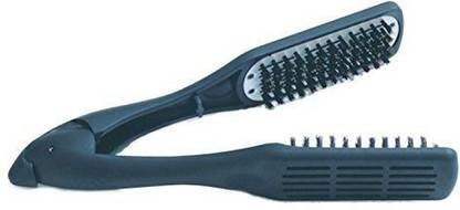 Denman Thermoceramic Straightening Brush with Boar Bristle, Model D79, Ceramic Plates, Boar Bristle