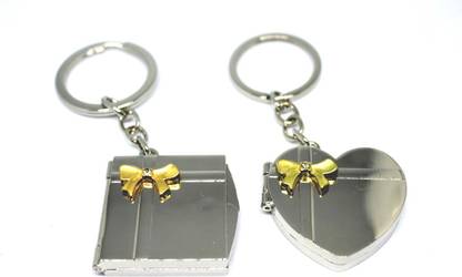 GORSPL METAL PHOTO FRAME KEYCHAIN COMBO Key Chain