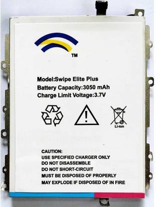 BkMart Mobile Battery For  Swipe ELITE Plus -3050 MAh