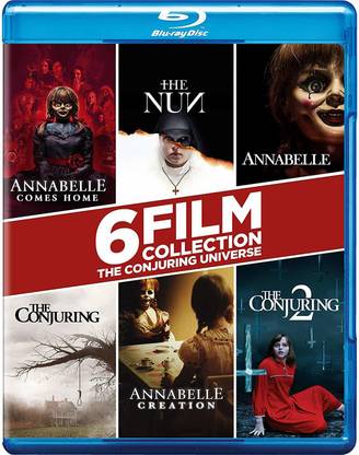 The Conjuring Universe 6 Movies Collection - The Conjuring + Annabelle + The Conjuring 2 + Annabelle: Creation + The Nun + Annabelle Comes Home