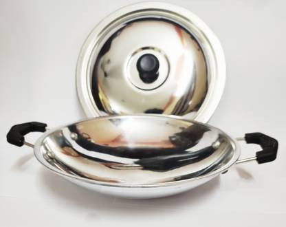 HARISH INDOLIUM [ ALUMINIUM ALLOY ] APPACHATTY WITH LID Appachatty with Lid 0.3 L capacity 22 cm diameter