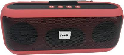 Ivon Z538-crimson red 10 W Bluetooth Speaker