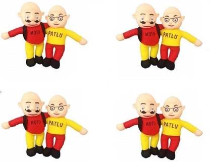 ReneReit Collection Character Plus Stuffed Soft Toys Gift Motu Patlu Set of 4  - 25 cm