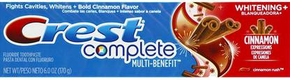 Crest Complete Toothpaste Whitening Cinnamon Expressions Toothpaste