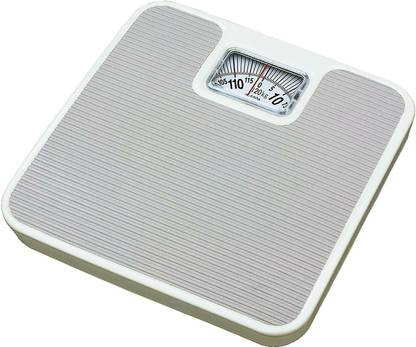 Rorian Analog Weight Machine Manual Mechanical Analog (9811)(White) Weighing Scale