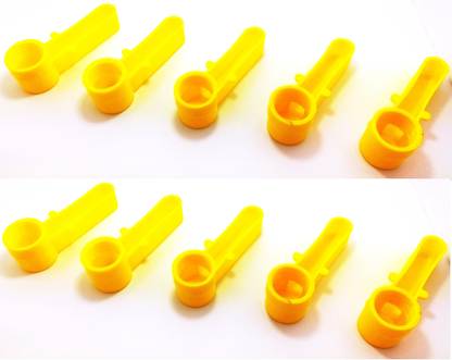 PickMePets Bird Cage Drinker Cups for Any Bottle Use (Pack of 10) Caged Bird Feeder