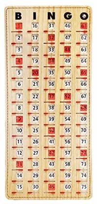 MR CHIPS Master Board Bingo Cards Slide Shutter - Deluxe - Stitched Borders Party & Fun Board Game
