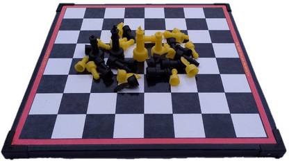 PMG Ludo + Chess with Goti 12*12 Inches 2 in 1 Strategy & War Board Game