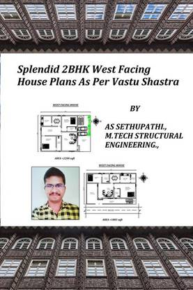 Splendid 2BHK West Facing House Plans As Per Vastu Shastra