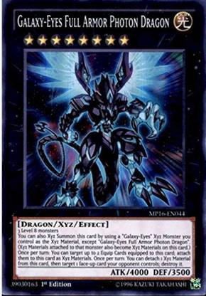 Yu-Gi-Oh! Galaxy-Eyes Full Armor Photon Dragon