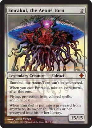 Magic The Gathering  Emrakul, The Aeons Torn (4/248) - Prerelease & Release Promos - Foil