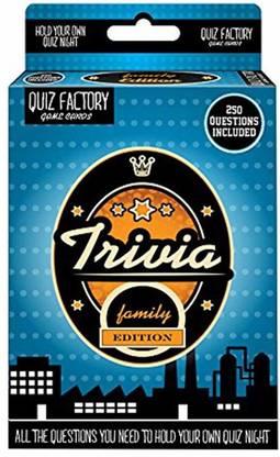 Quiz Factory Brewery 50 Card 250 Question Trivia Quiz Card Game