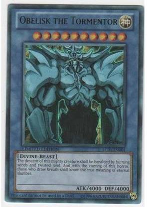 Yu-Gi-Oh! Obelisk the Tormentor (LC01-EN001) - Legendary Collection