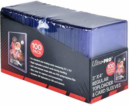 Ultra Pro Toploaders and Clear Sleeves for Collectible Trading Cards