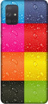 PNBEE Back Cover for Samsung Galaxy A71, SM-A715- Water Drop Pattern Print Mobile Case Cover