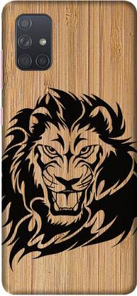 CASEMANTRA Back Cover for Samsung Galaxy A51, SM-A515 - lion Print