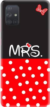 CASE SUTRA Back Cover for Samsung Galaxy A51, SM-A515 - Mrs. Print