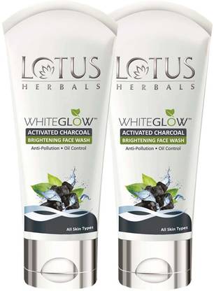 LOTUS HERBALS Whitglow Activated Charcoal Brightening Face Wash