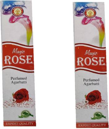 Mani Mahesh MAGIC ROSE PERFUMED AGARBATTI (PACK OF 2) ROSE