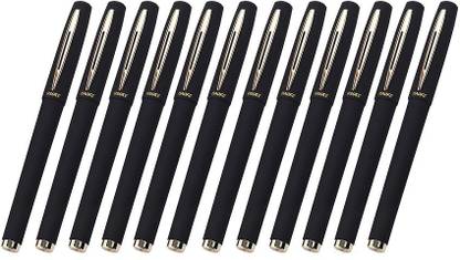 Baoke Standard Black body, Gel Ink, fine point, 0.7mm Black Colour Ball Pen
