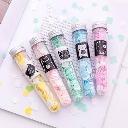 Definite Paper Soap Clean Soft Bath For Travel in flower Design Tube Shape Bottle Pack of 5 (5 X 20g)