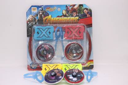 QUIT-X ® Beyblade Set with Handle Launcher Metal (Multicolor)