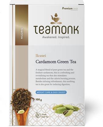 Teamonk Ikusei High Mountain Cardamom Slimming Green Tea Cardamom Green Tea Box