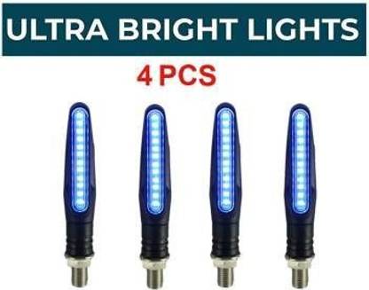 Petrox Front, Side, Rear LED Indicator Light for Universal For Bike Universal For Bike