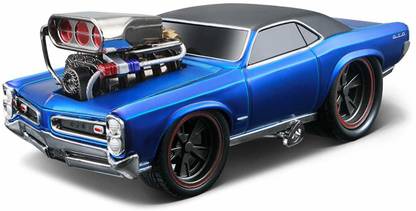 Maisto 1966 1967 Pontiac GTO Blue \Muscle Machines\ 1/24 Diecast Model Car by """