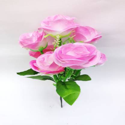 artificial hub Pink multi kali roses flower Pink Rose Artificial Flower