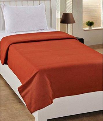 Solid Single Fleece Blanket