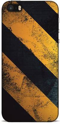 Crazy Feel Back Cover for Yellow Cross Line Iphone Se Mobile Covers And Cases / Printed / Designer