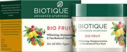BIOTIQUE BIO Fruit Whitening & Depigmentation Face Pack (75 g)