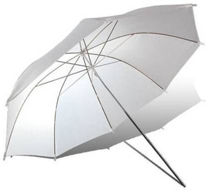 SWEZO 80cm white umbrella for studio strobe flash sungun photography studio light flash White White Reflector Umbrella (80 cm) Pack of 1 White Reflector Umbrella