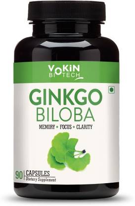 Vokin Biotech Ginkgo Biloba for Mental Clarity Focus and Memory