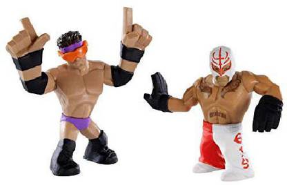 MATTEL WWE Rumblers Zack Ryder and Rey Mysterio Figure 2-Pack