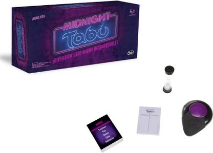 Hasbro Midnight Taboo Game Word Games