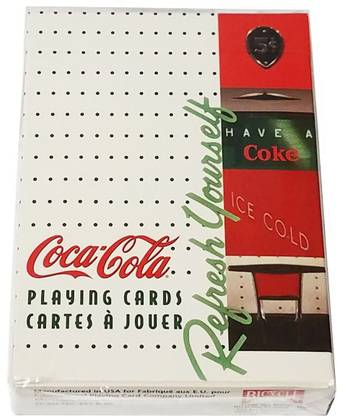 Bicycle Coke Vintage Coolers Vending Machines Playing Cards