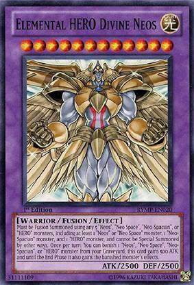 Yu-Gi-Oh! Elemental Hero Divine Neos Rymp-En020 - Ra Yellow Mega-Pack