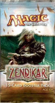 Wizards of the Coast Magic The Gathering Zendikar Booster Pack 15 Cards