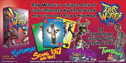 XL Gaming Rap Wars Card Game