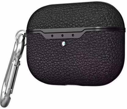Aubade Front & Back Case for Leather Textured Compatible with AirPods Pro 2019 Case Protective Cover