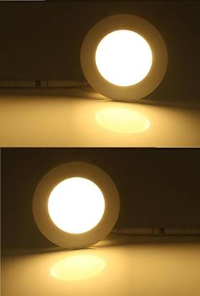 A-Mart™ 3 Watt LED Warm White (Yellow) Conceal Panel Light ( Pack of 2 ) Recessed Ceiling Light Ceiling Lamp