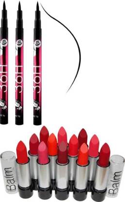RP combo eye liner and matte lipstick