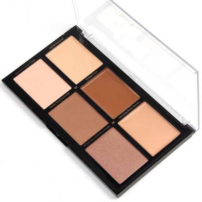 Blush Cosmetics 2 in 1 Highlighter & Contour Palette Compact